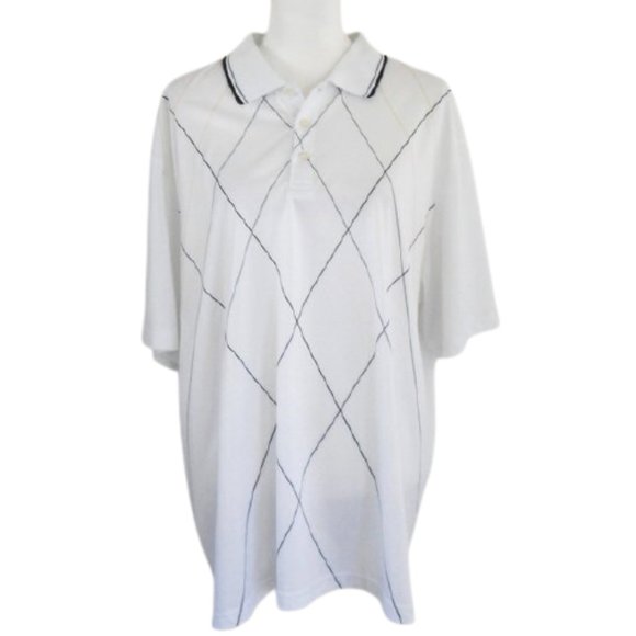 Haggar Cool 18 Performance Men's XL Polo Shirt - Picture 4 of 8